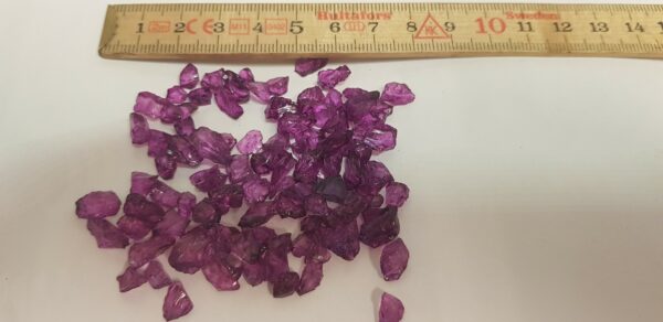 Glas Kross lila ca 885gr - dekorera fat krukor ljusfat m.m. - Bild 2