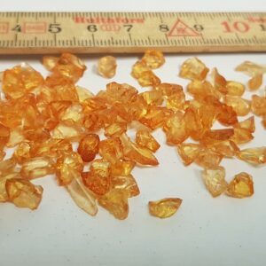 Glas Kross ORANGE ca 100 gram – dekorera fat krukor ljusfat m.m.