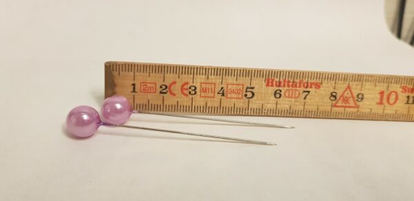 PÄRLNÅL LILAROSA - 10st LILAROSA 10x6,5