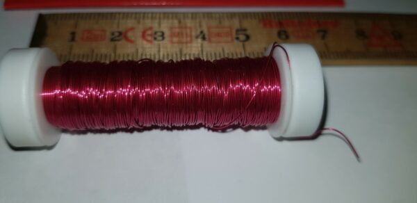 Myrtentråd Röd 15 m 0,3mm