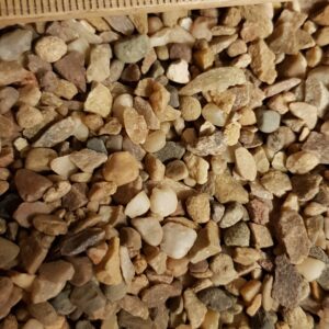 Sten/grus beige grå natur små 100 gram fp