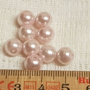 Pärla Rosa glansig – 6-7 mm – 60 st