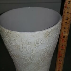 Kruka Keramik med rosor/växtmönster
