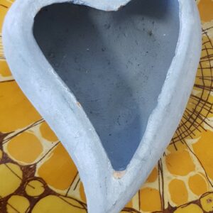 Kruka Planteringskärl i cement form Hjärta