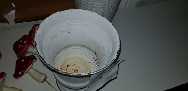 Kruka 2 ST plåt 'chabby chic' LOPPIS - Bild 3