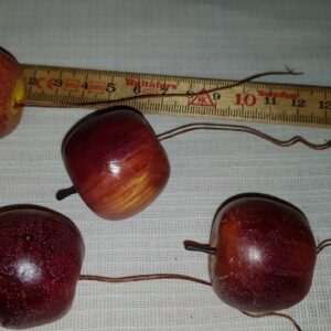 Äpple mindre för pynt krans 4 st LOPPIS