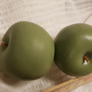 Äpple grön Stick – ca 4,4x5cm 1 st äpple
