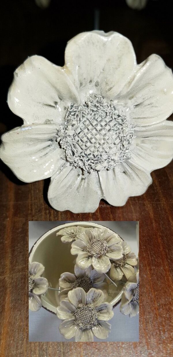 Blomma beige stick dekoration - Bild 2