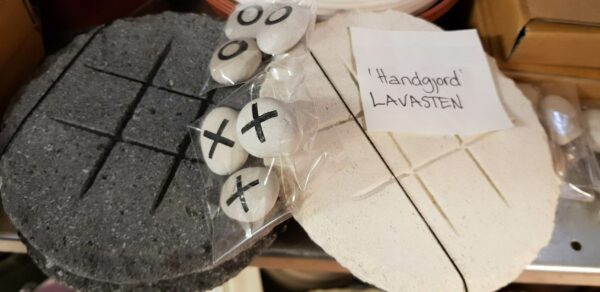 Luffarschack - Tre i rad SVART lavasten