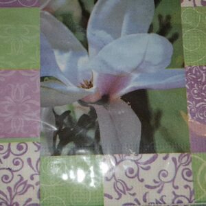 Servetter med vackra blommor – magnolia