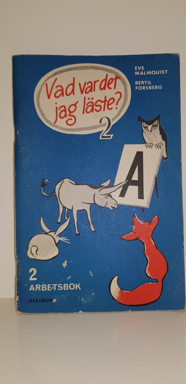 Bok Vad var det jag läste 2 se bilder