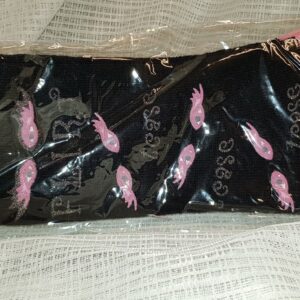 Socka Tåsocka –  svart med rosa bläck fiskar