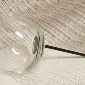 Ljushållare Ofärgad – Glas – 13 cm varav pinnen 7 cm – 6,5ø