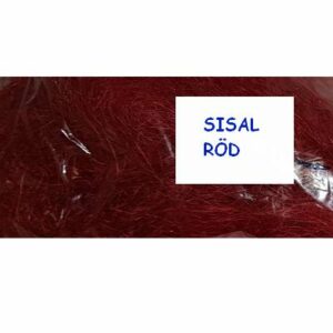 Sisal Röd 25 gram