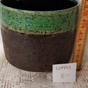 Kruka – keramik – mått ca 11,5 ø x 11h LOPPIS