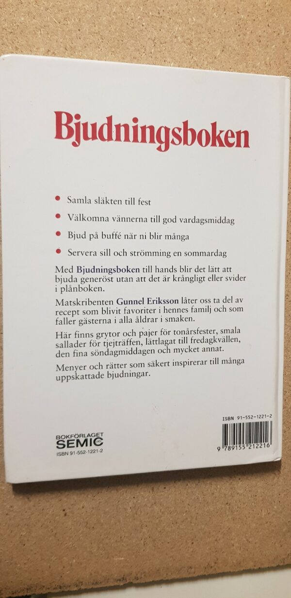 Bok Bjudningsboken - Gunnel Eriksson - Bild 2