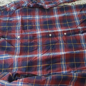 Skjorta Vinröd/blå storlek medium – deVal – Ge Mig Ett Bud! ♥